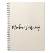 Crafted for Engineers & Data Analysts – ML Pro Notitieboek (Voorkant)