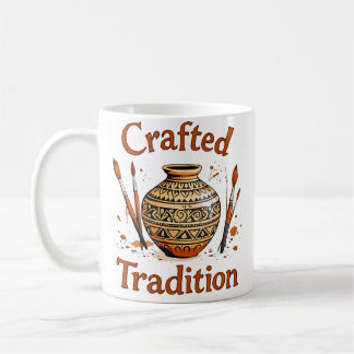 Crafted Tradition Cultural Pottery Design Koffiemok