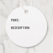 Crafter Business Artiest Naaien Favor Hang Prijs Bedankjes Labels (Achterkant)