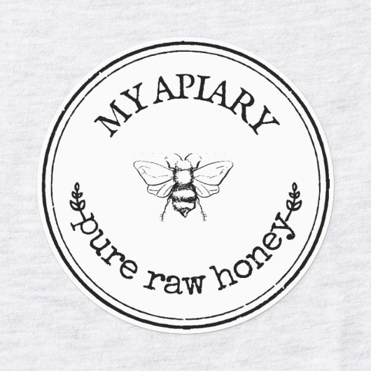 Crafter Business Artist Ronde strijkijzer op Logo Labels (Design 1)