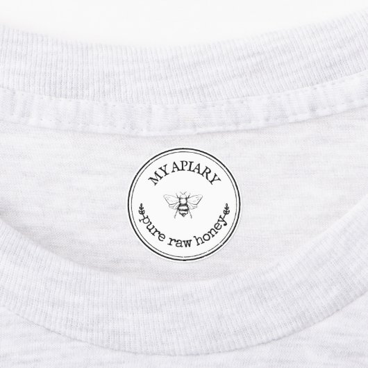 Crafter Business Artist Ronde strijkijzer op Logo Labels (Aangebracht)