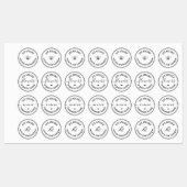 Crafter Business Artist Ronde strijkijzer op Logo Labels (Vel)