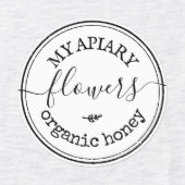 Crafter Business Artist Ronde strijkijzer op Logo Labels (Design 2)