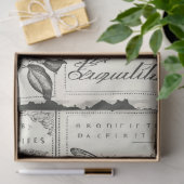 Crafter Grote Pioen Vlinder Zwart Wit Tissuepapier (Geschenk)