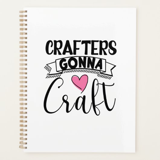Crafters Gonna Craft Planner (Voorkant)