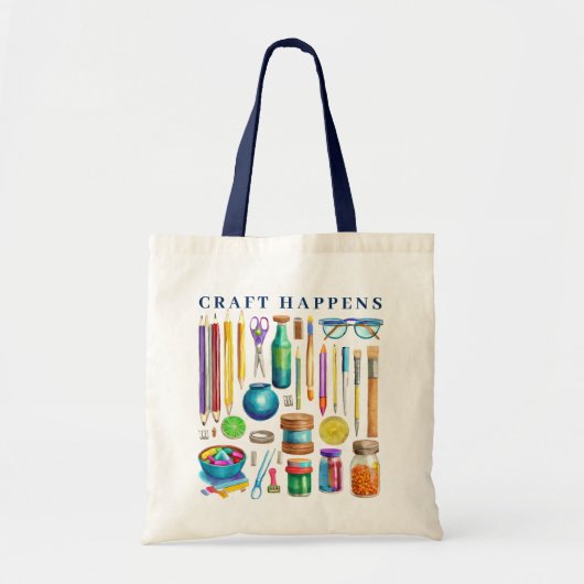 Crafters op maat tote bag (Voorkant)