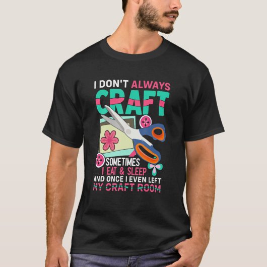 Crafters Scrapbook Craft Room Scrapbooking Craftin T-shirt (Voorkant)
