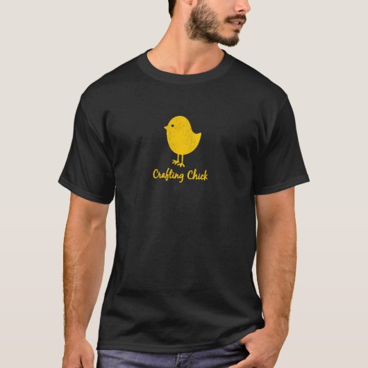 Crafting Chick Graphic T-shirt (Voorkant)