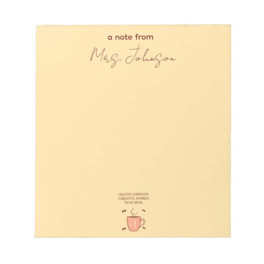 Crafting Compelling Narratives, Inspiring Minds Notitieblok (Voorkant)