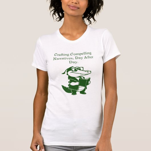 Crafting Compelling Narratives Writer Design T-shirt (Voorkant)