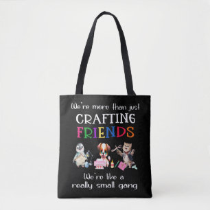 Crafting Friends = Kleine Bende Canvas tas
