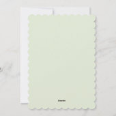 Crafting "Getting Hitched" Sewing Shower Invite Kaart (Achterkant)