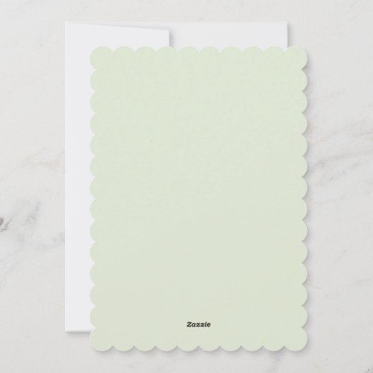 Crafting "Getting Hitched" Sewing Shower Invite Kaart (Achterkant)