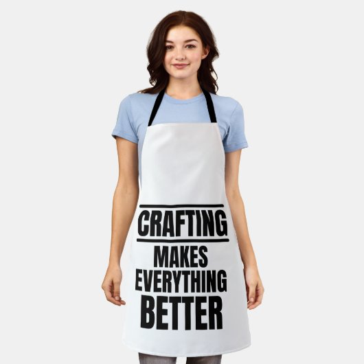 Crafting maakt alles beter schort (Gedragen)