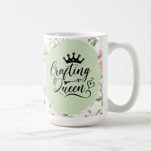 Crafting Queen Coffee Mug Koffiemok (Rechts)