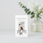 Crafting Queen Crafter Visitekaartje (Staand voorkant)