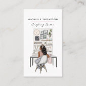 Crafting Queen Crafter Visitekaartje (Voorkant)