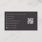 Crafting Queen Stijlvol Branding Ontwerp Visitekaartje (Achterkant)