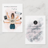 Crafting Queen Visitekaartje (Voorkant / Achterkant)