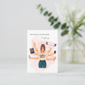 Crafting Queen Visitekaartje (Staand voorkant)