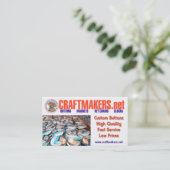 CRAFTMAKERS.net BIZ-KAARTEN Visitekaartje (Staand voorkant)