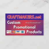 CRAFTMAKERS.net BIZ-KAARTEN Visitekaartje (Achterkant)