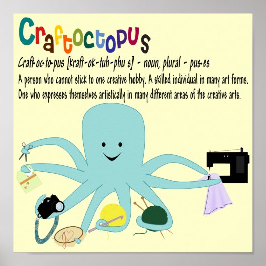 Craftoctopus Print (Voorkant)