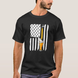 Crafts Beer American Flag USA, 4 juli Brewery Alc T-shirt
