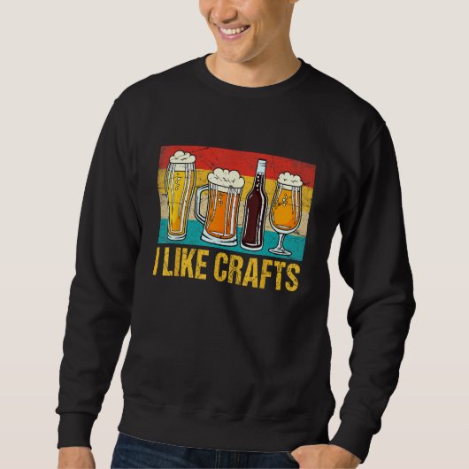 Crafts Beer Drinking Drinkers Men Women Trui (Voorkant)
