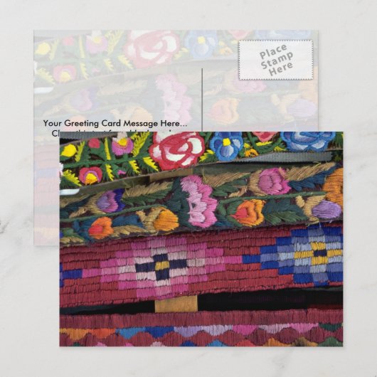 Crafts, Chichicastenango, Guatemala Briefkaart (Voorkant / Achterkant)