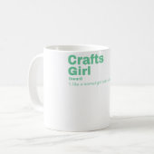 Crafts Girl - Crafts Koffiemok (Voorkant links)