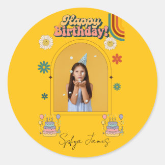 Crafts & Party Supplies Gift Ronde Sticker