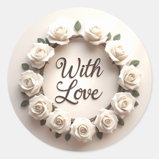 Crafts & Party Supplies > Gift Wrapping Supplies > Ronde Sticker (Voorkant)