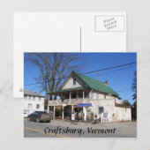 Craftsbury, Vermont Briefkaart (Voorkant / Achterkant)