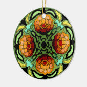 Craftsman Autumn Garden (Keramische Fan Pull / Orn Keramisch Ornament (Links)