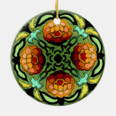 Craftsman Autumn Garden (Keramische Fan Pull / Orn Keramisch Ornament (Achterkant)