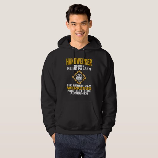Craftsman construction site workshop construction  hoodie (Voorkant volledig)