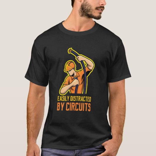 Craftsman Electro Worker Electricia Voltage T-shirt (Voorkant)