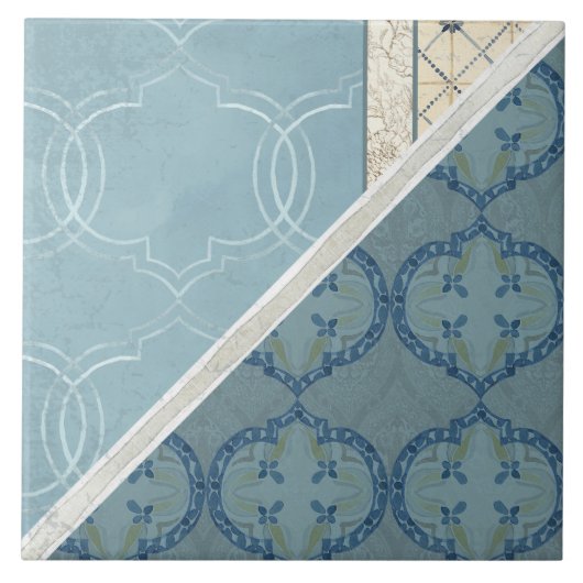 Craftsman Era Arabesque  Collage RIGHT Tegeltje (Voorkant)