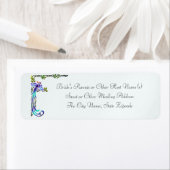 Craftsman Peacocks (retouradreslabels) Etiket (Insitu)