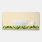 Craftsman Style Ginkgo Leaves Bureaumat (Keyboard & Muis)