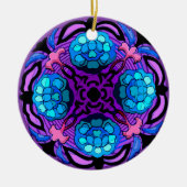 Craftsman Winter Garden (Keramische Fan Pull / Orn Keramisch Ornament (Voorkant)