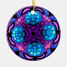 Craftsman Winter Garden (Keramische Fan Pull / Orn