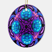 Craftsman Winter Garden (Keramische Fan Pull / Orn Keramisch Ornament (Links)