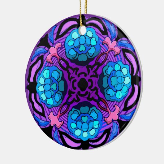 Craftsman Winter Garden (Keramische Fan Pull / Orn Keramisch Ornament (Links)