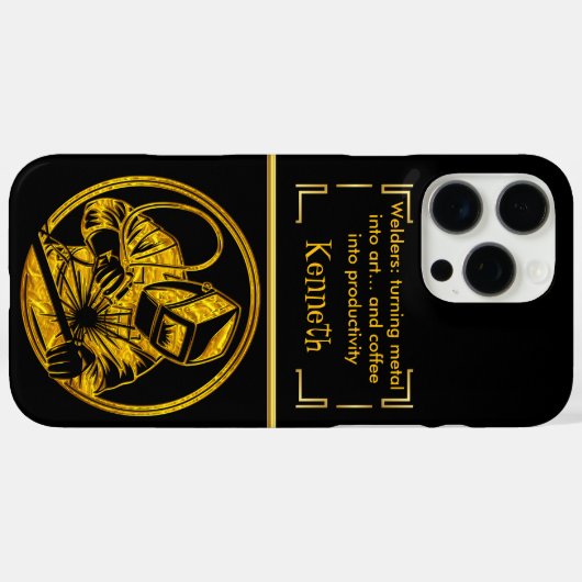 Craftsman's Radiant Touch Case-Mate iPhone Case (Achterkant (horizontaal))