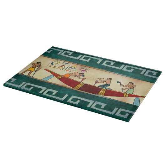 Craftsmanship Egyptische Folk Art Snijplank (Hoek)