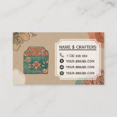 Crafty Brand Business Card Visitekaartje (Achterkant)