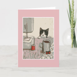 Crafty Cat Wenskaart Kaart