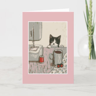 Crafty Cat Wenskaart Kaart
